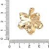 Brass Micro Pave Clear Cubic Zirconia Pendant Cabochon Settings KK-G556-12G-3