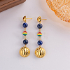 100Pcs Stripe Resin Connector Charms FIND-DC0002-40-4