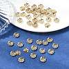 SHEGRACE Brass Beads Caps XGRPCU821-284G-4