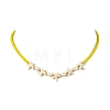 2Pcs 2 Styles Ocean Turtle Starfish Synthetic Turquoise & Natural Pearl & Glass Seed Beaded Necklaces NJEW-JN06130-02-3