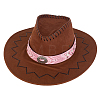 1Pc PU Leather with Alloy Oval Tie Knot Belts for Women AJEW-CL0005-37-7