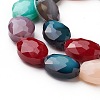 Pearl Luster Plated Glass Bead Strands X-EGLA-E037-PL08-3