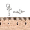 SHEGRACE Brass Micro Pave Clear Cubic Zirconia Pendants XGRQ29361-394P-T-3