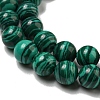 Synthetic Malachite Beads Strands G-B071-F01-02-3
