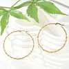 201 Stainless Steel Hoop Earrings EJEW-Q026-16G-D-1