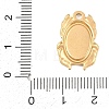 304 Stainless Steel Pendant Cabochon Settings STAS-D264-08C-G-3