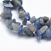 Natural Blue Aventurine Beads Strands G-P332-15-2