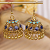Bohemian Alloy Enamel Chandelier Earrings FS-WG337F9-06-1