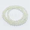 Electroplate Glass Beads Strands EGLA-G026-2