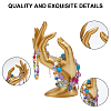 Resin Mannequin Hand Jewelry Display Holder Stands RDIS-WH0009-015-3