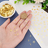 Olycraft 300~400Pcs 10 Style Brass Cabochons MRMJ-OC0003-83-3