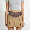Retro Antique Bronze Alloy Rivets PU Leather Whide Waist Belts for Women AJEW-WH20098-075B-5