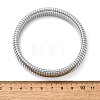 304 Stainless Steel Stretch Bracelets for Women Men BJEW-A031-02A-P-2