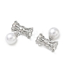 SHEGRACE Brass Micro Pave Cubic Zirconia Tube Beads XGRQ4G753-698P-2