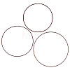 3Pcs 3 Sizes 2MM Round Cowhide Leather Cord Necklaces Makging NJEW-TAC0049-1