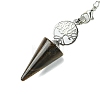 Natural Tiger Eye Cone Dowsing Pendulum Big Pendants G-C114-02P-18-3