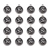 Platinum Plated Alloy Charms X-ENAM-S118-02S-P-2