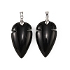 Natural & Synthetic Mixed Gemstone Pendants G-H359-04P-2