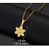 304 Stainless Steel Puerto Rico Pendant Necklaces FS-WG40BBD-04-1