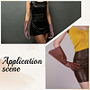 1 Pair PU Leather Long Whole Finger Gloves AJEW-CL0005-12A-5