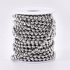 Tarnish Resistant 304 Stainless Steel Ball Chains CHS-A002B-4.0mm-3
