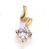 Cubic Zirconia Pendants STAS-P216-15G-1