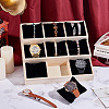 3-Tier 9 Grids Wood Bracelet Display Stands BDIS-WH0003-33B-4