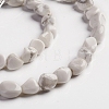 Natural Howlite Beads Strands X-G-D0002-B34-3