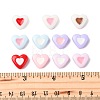 100Pcs Opaque Acrylic Beads OACR-FS0002-48-5