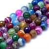 Natural Agate Beads G-J371-06-12mm-1