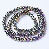 Electroplate Transparent Glass Beads Strands LS-EGLA-A034-T10mm-UA07-2