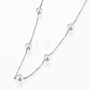 304 Stainless Steel Pendant Necklaces NJEW-G305-01P-2