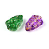 Baking Paint Transparent Glass Beads DGLA-N018-29-2