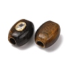 Natural Tiger Eye European Beads GG-CBA9389-01F-3
