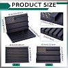 Wooden Commemorative Coin Organizer Slotted Display Stands ODIS-WH0086-228B-2