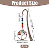 2Pcs Tibetan Style Alloy Hook Bookmarks AJEW-GL0003-51-2
