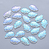 Transparent Spray Painted Glass Pendants LS-GLAA-T016-09-1