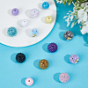 6Pcs 6 Colors Handmade Polymer Clay Beads CLAY-PA0001-47-7