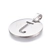 Non-Tarnish 201 Stainless Steel Pendants STAS-L221-33J-2