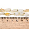 Natural White African Opal Beads Strands G-D101-A10-5