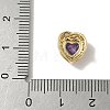Brass Micro Pave Cubic Zirconia Beads KK-I276-46G-02-3