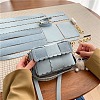 DIY Handmade Material Tartan PU Leather Bag Making Kits PW-WG97526-05-1