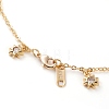 Brass Charms Bracelet & Necklace & Anklets Jewelry Sets SJEW-JS01168-4