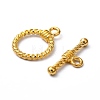 Tibetan Style Alloy Toggle Clasps TIBE-EA9138Y-G-FF-2