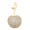 Brass Micro Pave Cubic Zirconia Pendants KK-L228-08G-01-1