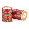 2 Rolls Multi-Color Decorative Nylon Twisted Cord NWIR-TADJ0001-04A-1
