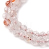 Natural Ferruginous Quartz Beads Strands G-B142-A01-3mm-4