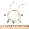 Adjustable Alloy Tortoise Charm Bracelets BJEW-JB13652-2