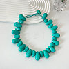 Resin Teardrop Beaded Necklaces for Women FS-WG19753-03-1