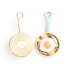 Alloy Enamel Pendants ENAM-TAC0001-14D-3